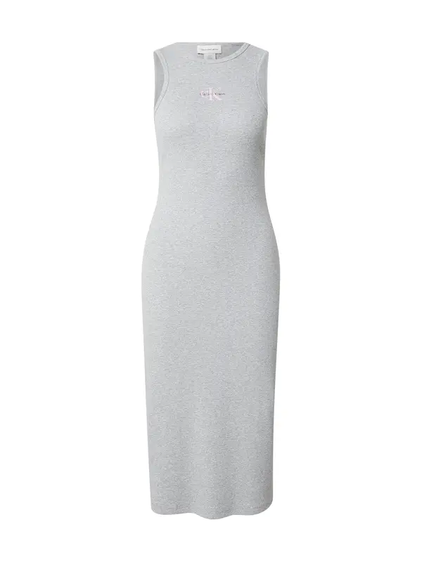 Calvin Klein Jeans Calvin Klein Jeans Obleka  pegasto siva / roza / burgund