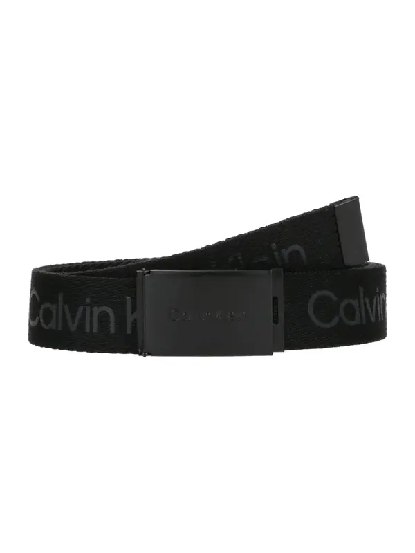 Calvin Klein Jeans Calvin Klein Jeans Pas 'Kids' Logo'  siva / črna