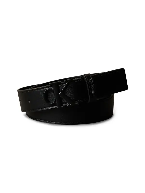 Calvin Klein Jeans Calvin Klein Jeans Pas 'Kids' Tonal Logo Buckle'  črna