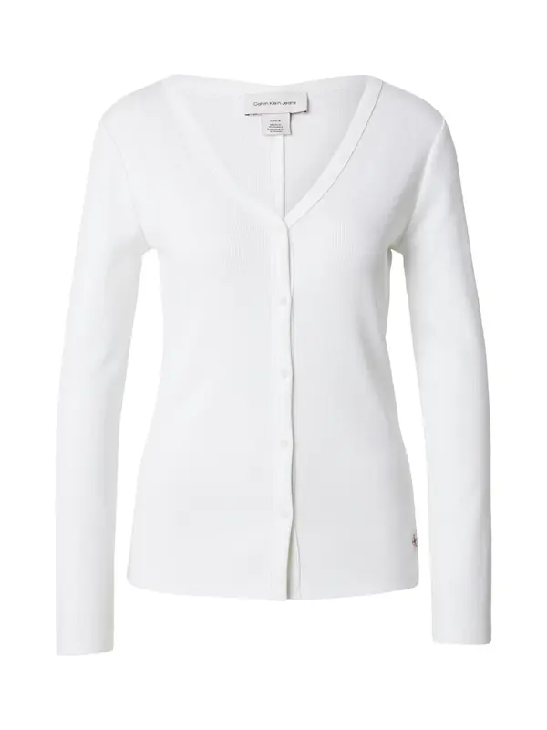 Calvin Klein Jeans Calvin Klein Jeans Pletena jopa 'Essential'  bela