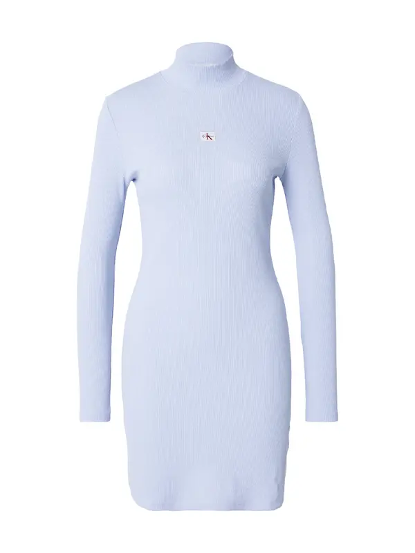Calvin Klein Jeans Calvin Klein Jeans Pletena obleka  svetlo modra