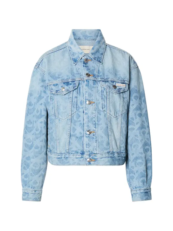 Calvin Klein Jeans Calvin Klein Jeans Prehodna jakna '90s'  moder denim / svetlo modra