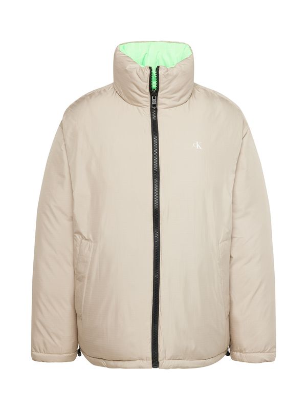 Calvin Klein Jeans Calvin Klein Jeans Prehodna jakna  bež / limeta / črna / bela