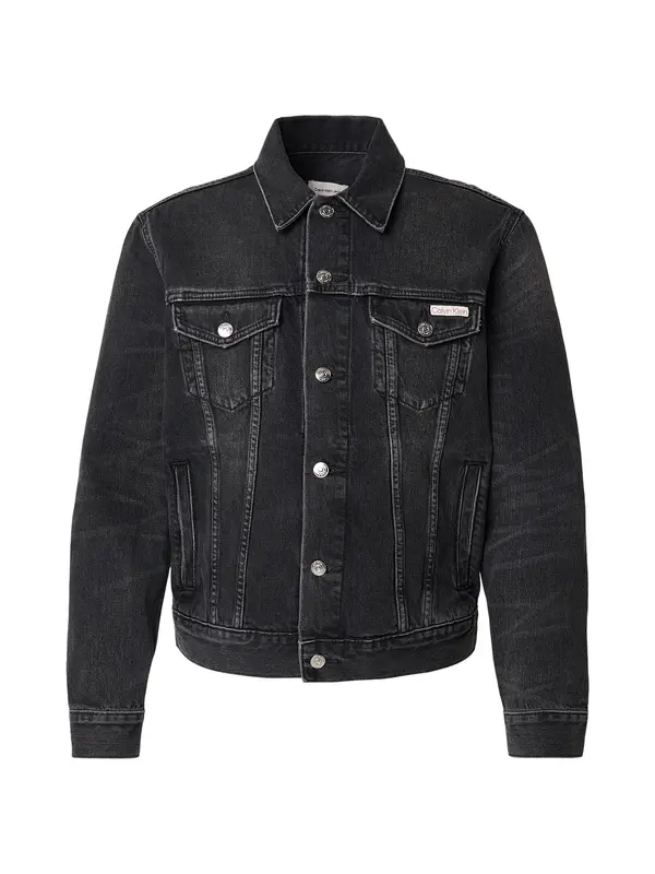 Calvin Klein Jeans Calvin Klein Jeans Prehodna jakna 'CLASSIC'  črn denim