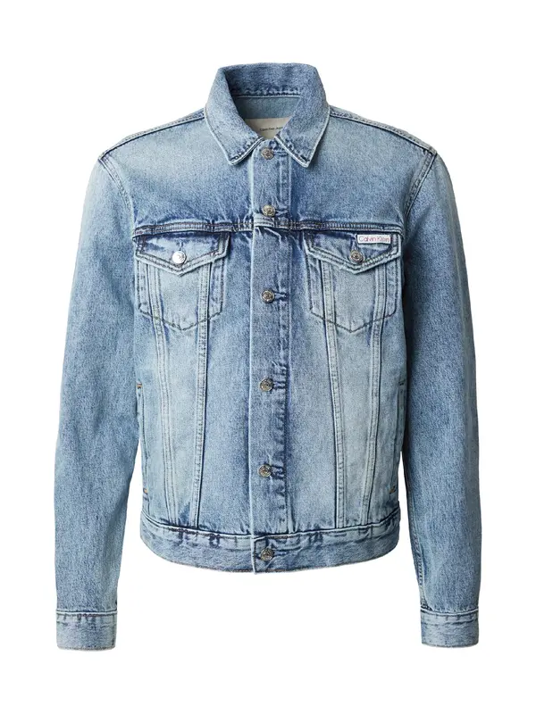 Calvin Klein Jeans Calvin Klein Jeans Prehodna jakna 'Classic Trucker'  moder denim