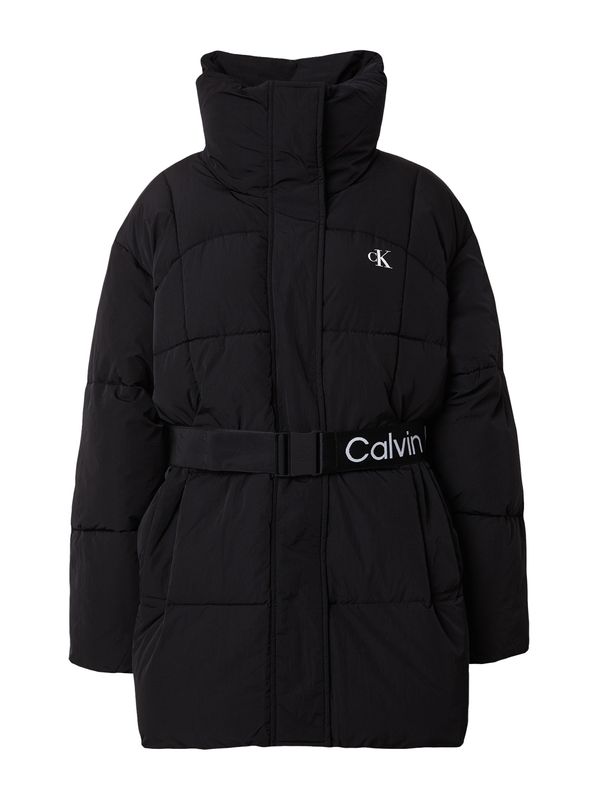 Calvin Klein Jeans Calvin Klein Jeans Prehodna jakna  črna / bela