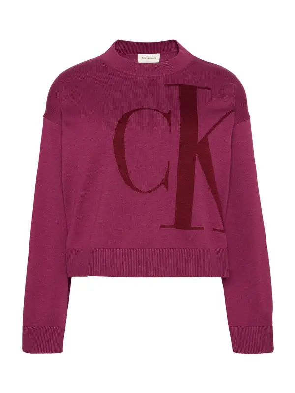 Calvin Klein Jeans Calvin Klein Jeans Pulover  jagoda / temno rdeča