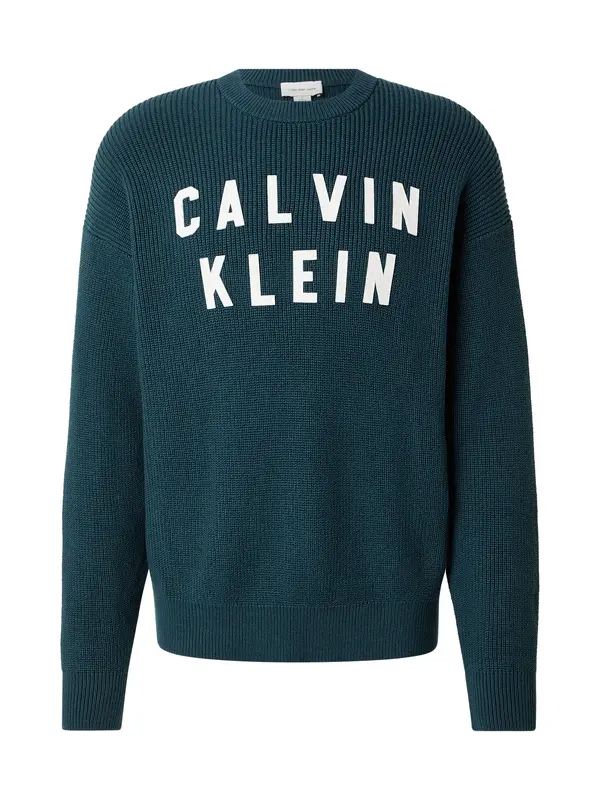 Calvin Klein Jeans Calvin Klein Jeans Pulover  marine / bela