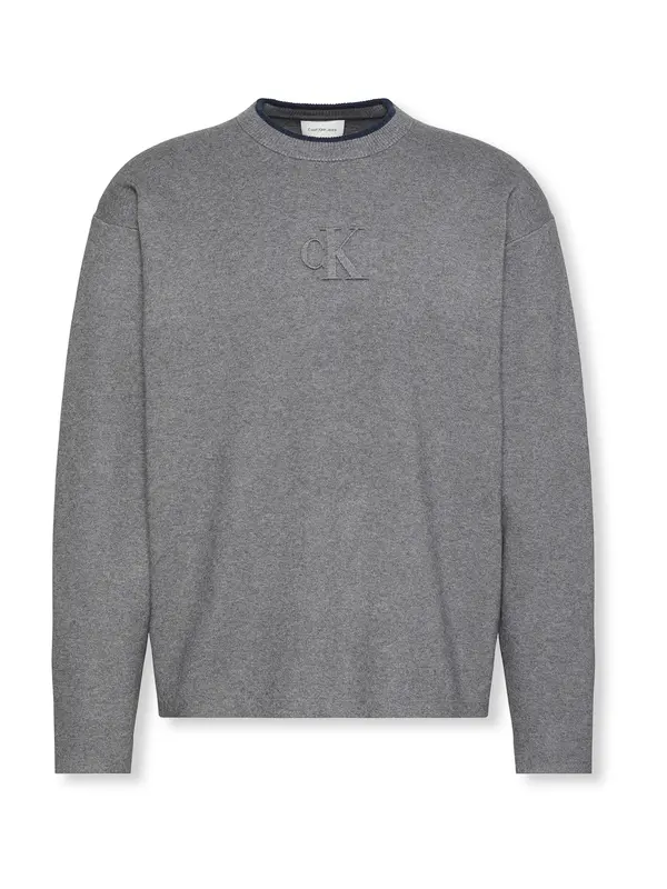 Calvin Klein Jeans Calvin Klein Jeans Pulover  marine / temno siva