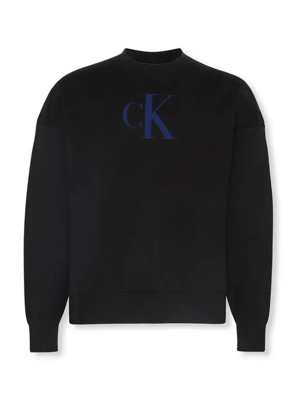 Calvin Klein Jeans Calvin Klein Jeans Pulover  modra / črna
