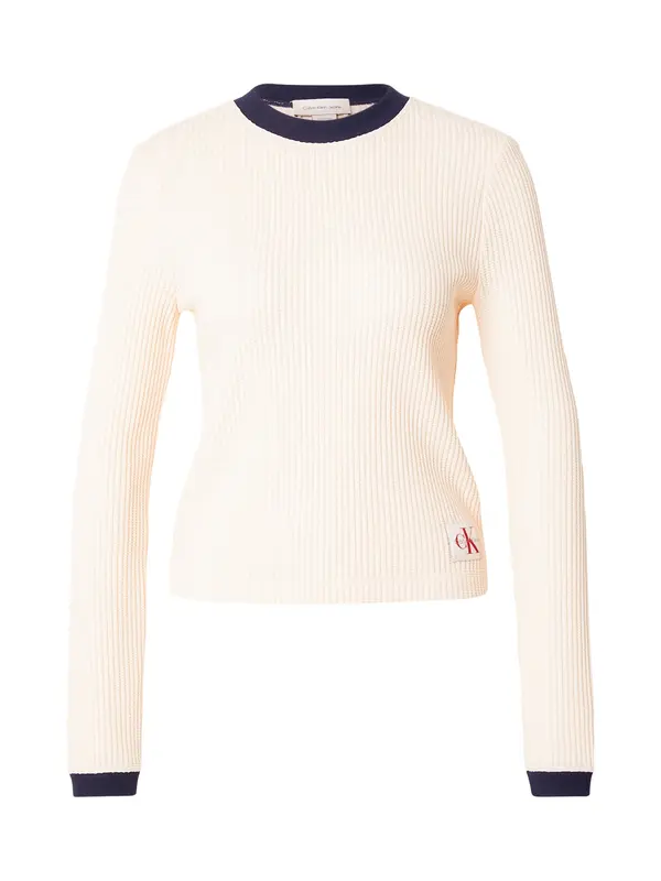 Calvin Klein Jeans Calvin Klein Jeans Pulover  pesek / mornarska