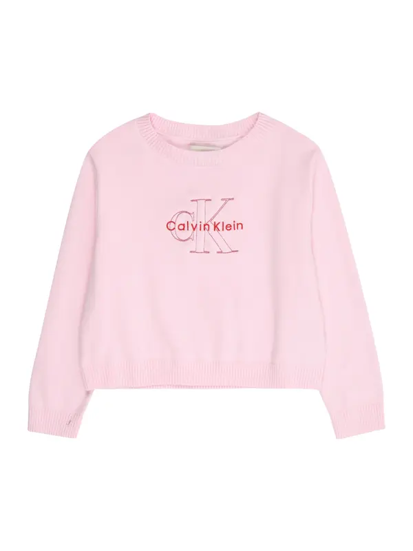 Calvin Klein Jeans Calvin Klein Jeans Pulover  roza / rdeča