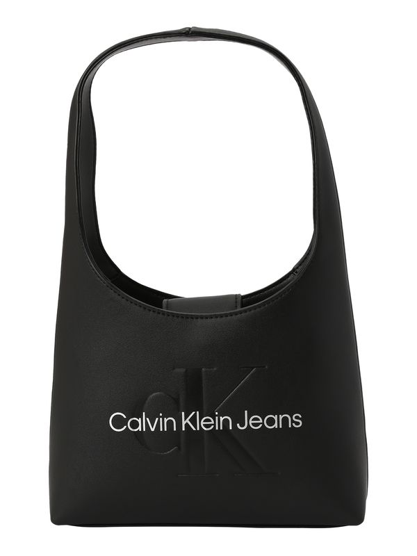Calvin Klein Jeans Calvin Klein Jeans Ročna torbica  črna / bela