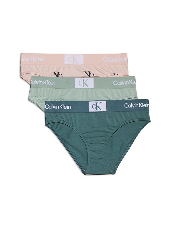 Calvin Klein Jeans Calvin Klein Jeans Spodnjice  smaragd / pastelno zelena / roza / bela