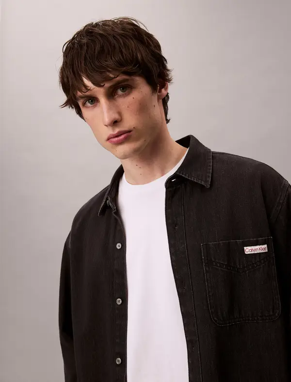 Calvin Klein Jeans Calvin Klein Jeans Srajca  črn denim
