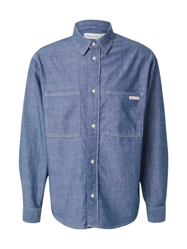 Calvin Klein Jeans Calvin Klein Jeans Srajca 'EASY CHAMBRAY'  moder denim