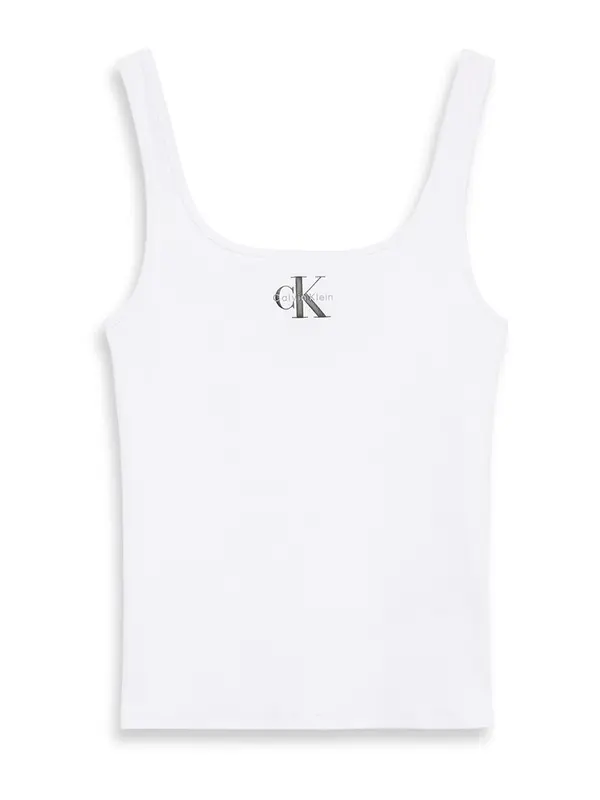 Calvin Klein Jeans Calvin Klein Jeans Top  črna / bela