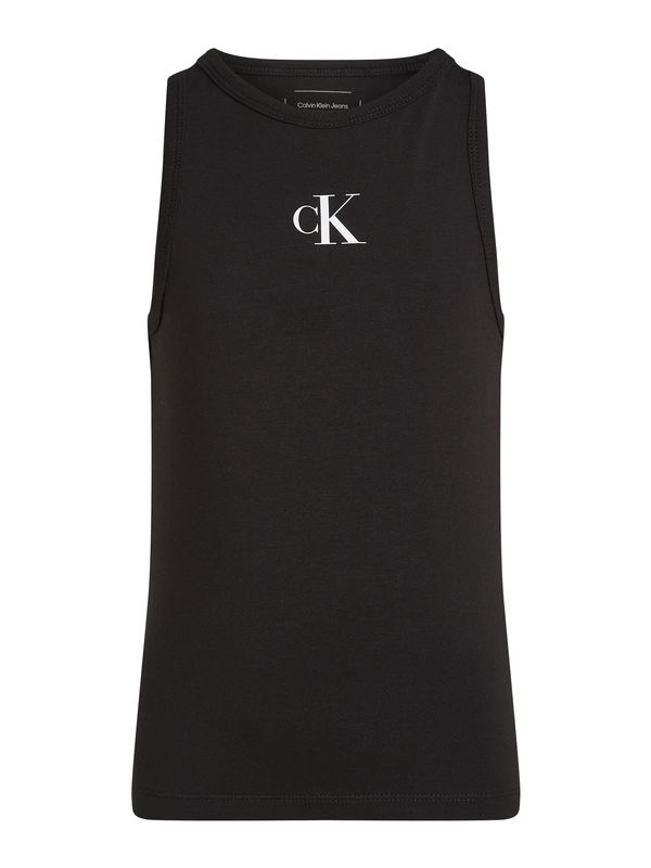 Calvin Klein Jeans Calvin Klein Jeans Top  črna / bela