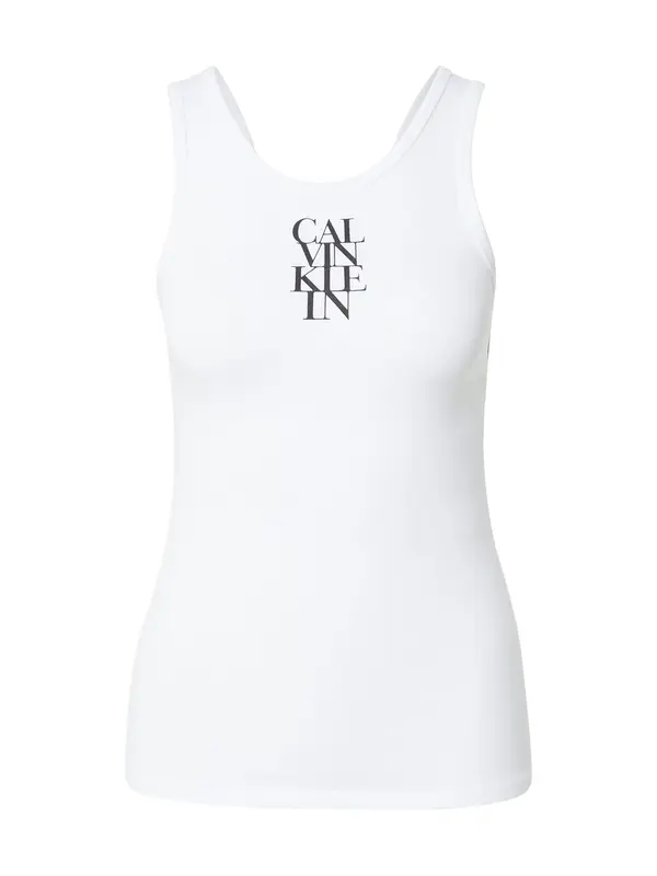 Calvin Klein Jeans Calvin Klein Jeans Top  črna / bela