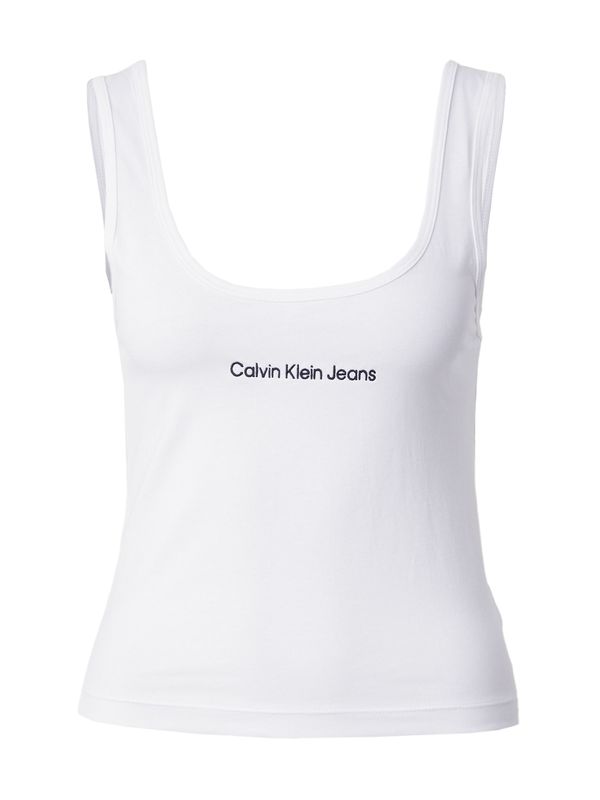 Calvin Klein Jeans Calvin Klein Jeans Top  črna / bela