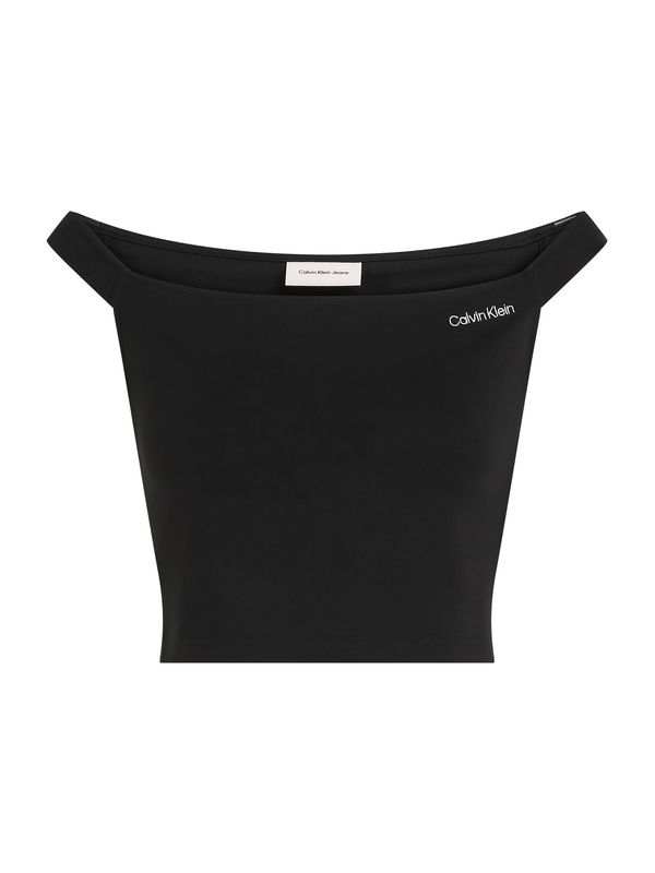 Calvin Klein Jeans Calvin Klein Jeans Top  črna / bela