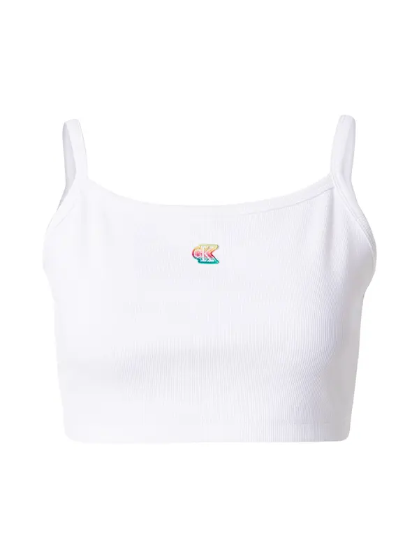 Calvin Klein Jeans Calvin Klein Jeans Top 'Pride Logo Cropped Cami'  bela