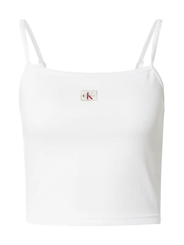 Calvin Klein Jeans Calvin Klein Jeans Top  rdeča / bela
