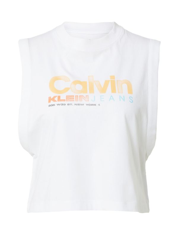 Calvin Klein Jeans Calvin Klein Jeans Top  svetlo modra / oranžna / temno oranžna / bela