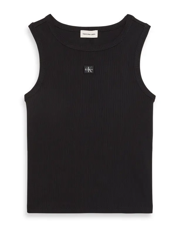 Calvin Klein Jeans Calvin Klein Jeans Top 'Tank'  črna / bela
