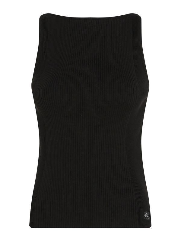 Calvin Klein Jeans Calvin Klein Jeans Top z naramnicami  črna