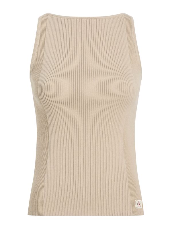 Calvin Klein Jeans Calvin Klein Jeans Top z naramnicami  temno siva