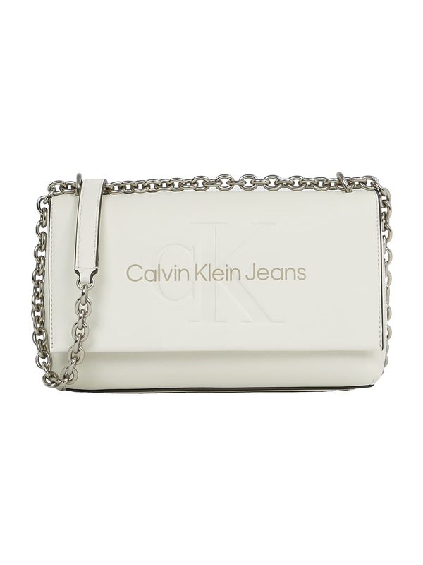 Calvin Klein Jeans Calvin Klein Jeans Torba za čez ramo  bež / bela