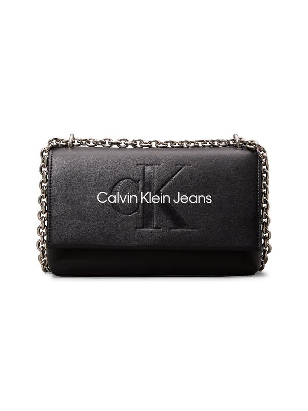 Calvin Klein Jeans Calvin Klein Jeans Torba za čez ramo  črna / bela