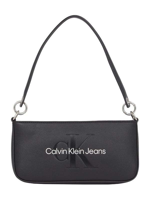 Calvin Klein Jeans Calvin Klein Jeans Torba za čez ramo  črna / bela