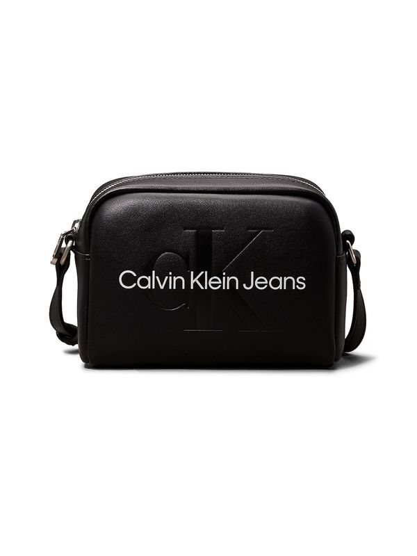 Calvin Klein Jeans Calvin Klein Jeans Torba za čez ramo  črna / bela