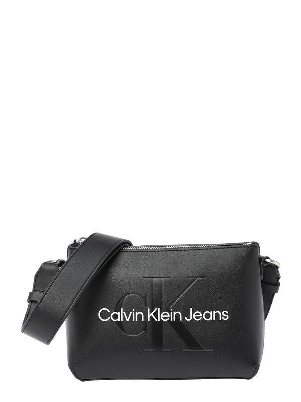 Calvin Klein Jeans Calvin Klein Jeans Torba za čez ramo  črna / bela