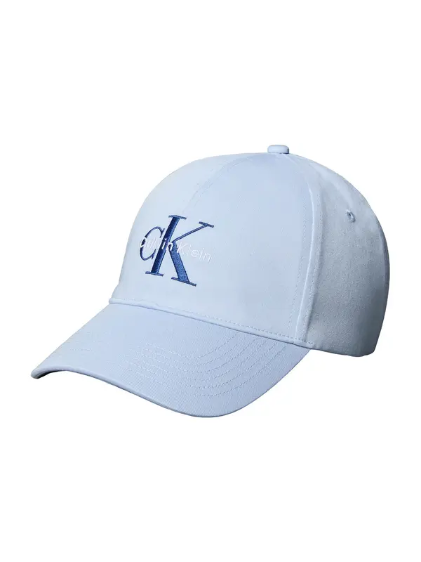 Calvin Klein Calvin Klein Kapa 'CK Monogram Embroidery Baseball'  mornarska / pastelno lila / bela