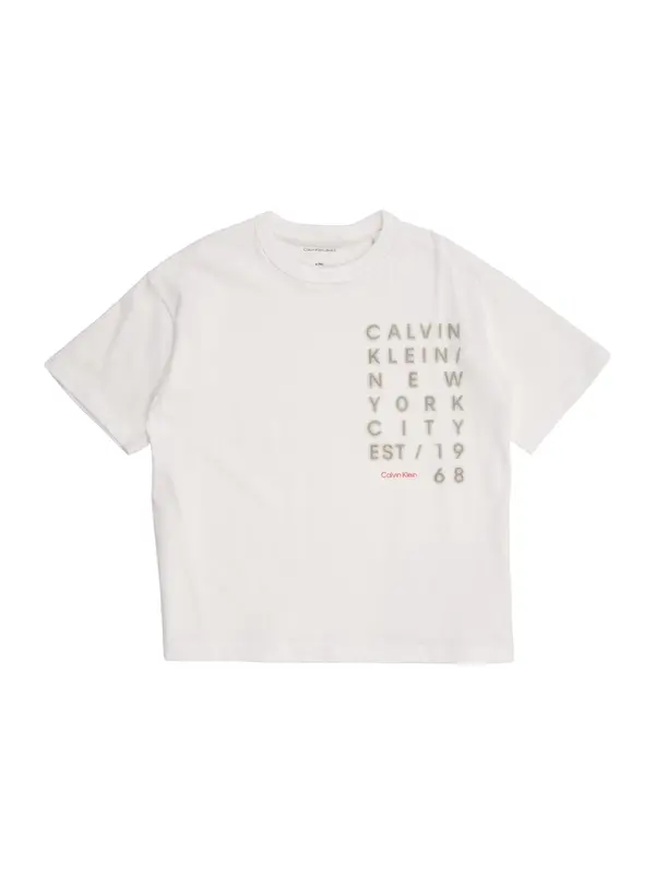 Calvin Klein Kids Calvin Klein Kids Majica  bež / siva / rdeča / bela