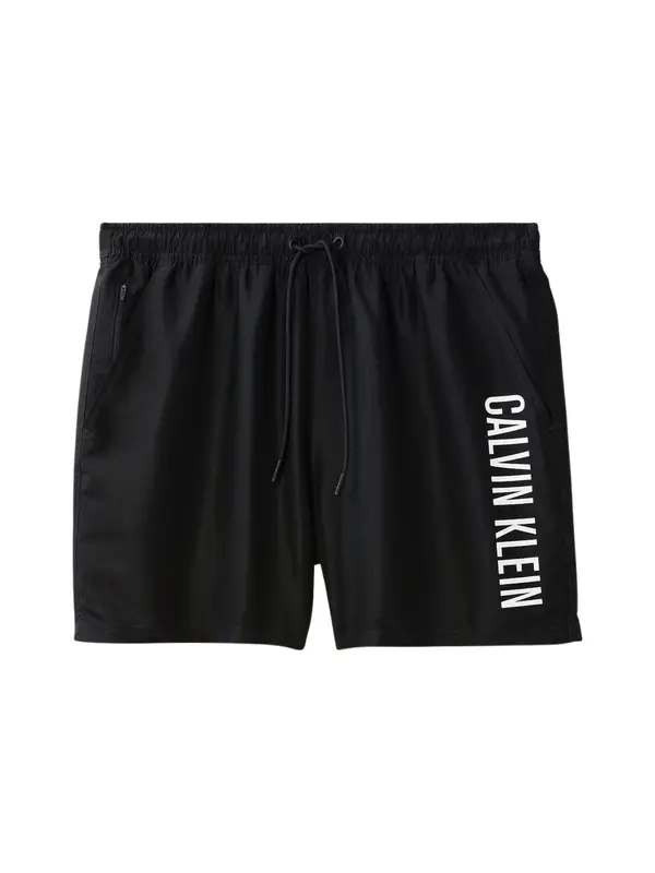 Calvin Klein Calvin Klein Kratke kopalne hlače 'Intense Power'  črna / bela