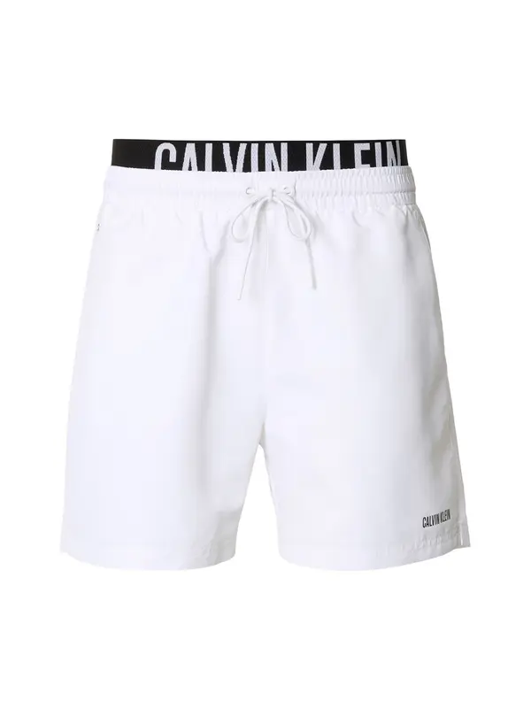 Calvin Klein Calvin Klein Kratke kopalne hlače 'Intense Power'  črna / bela