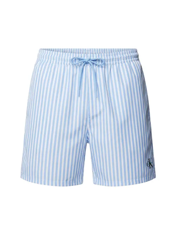 Calvin Klein Calvin Klein Kratke kopalne hlače  svetlo modra / bela