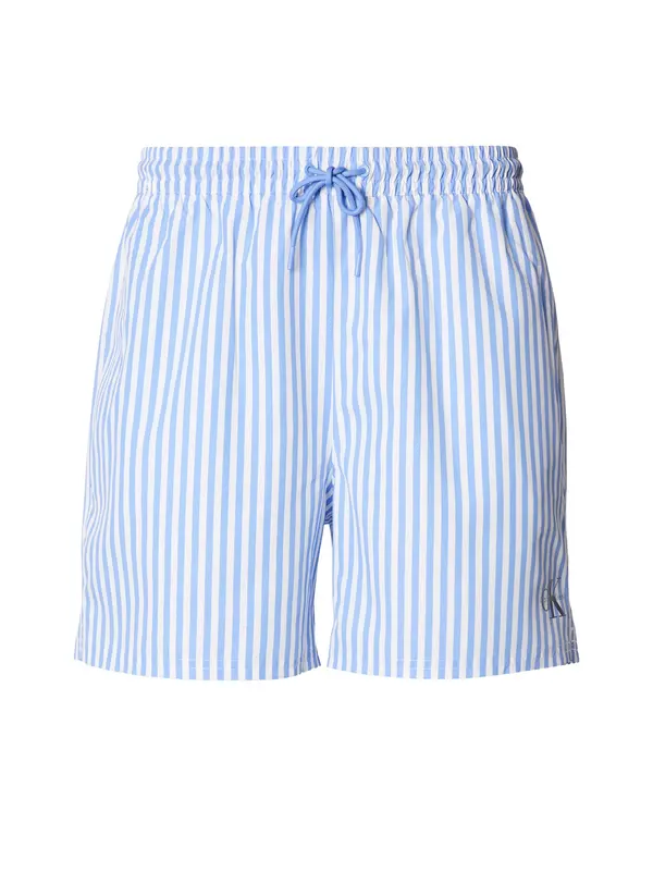 Calvin Klein Calvin Klein Kratke kopalne hlače  svetlo modra / bela