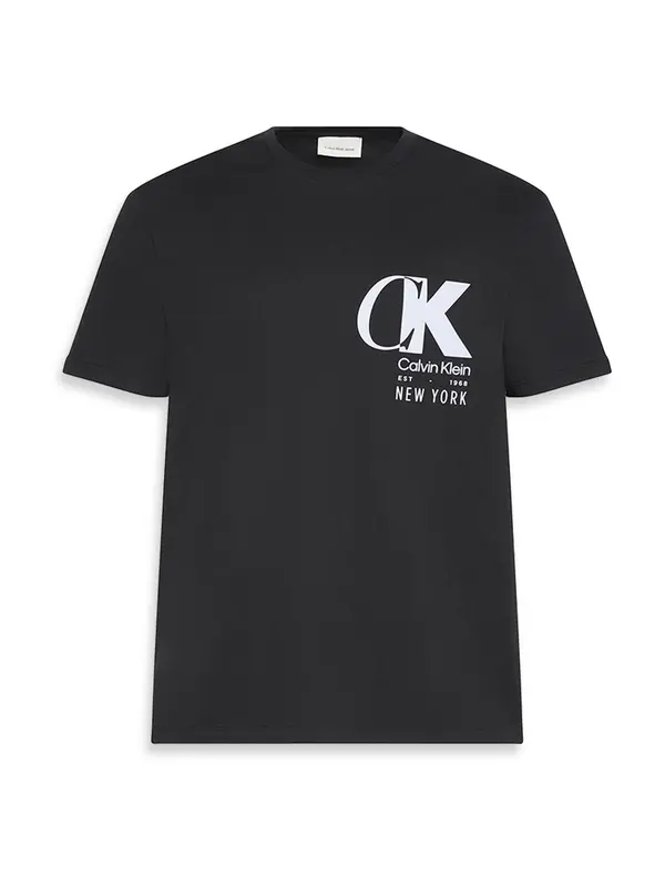 Calvin Klein Calvin Klein Majica '20S'  črna / bela