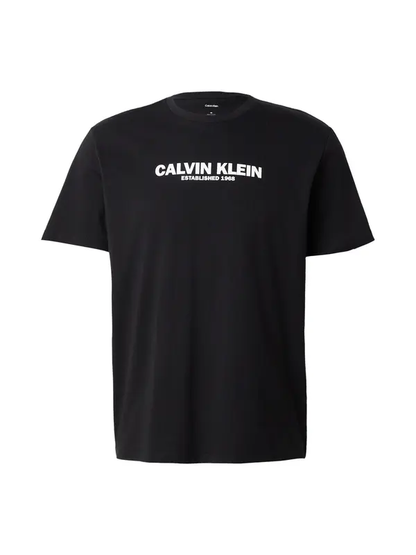 Calvin Klein Calvin Klein Majica '30s'  črna / bela