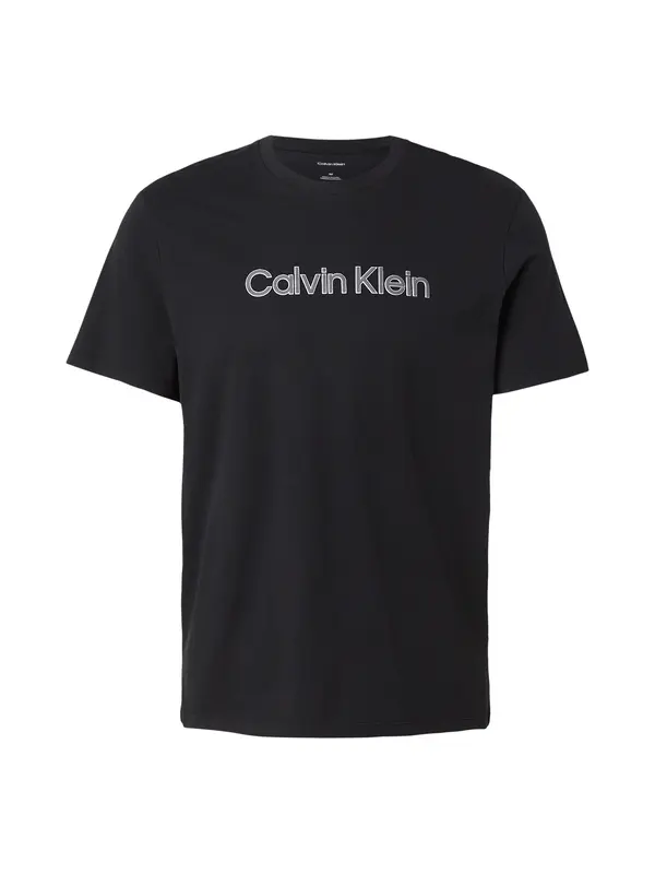 Calvin Klein Calvin Klein Majica '30S'  siva / srebrno-siva / črna