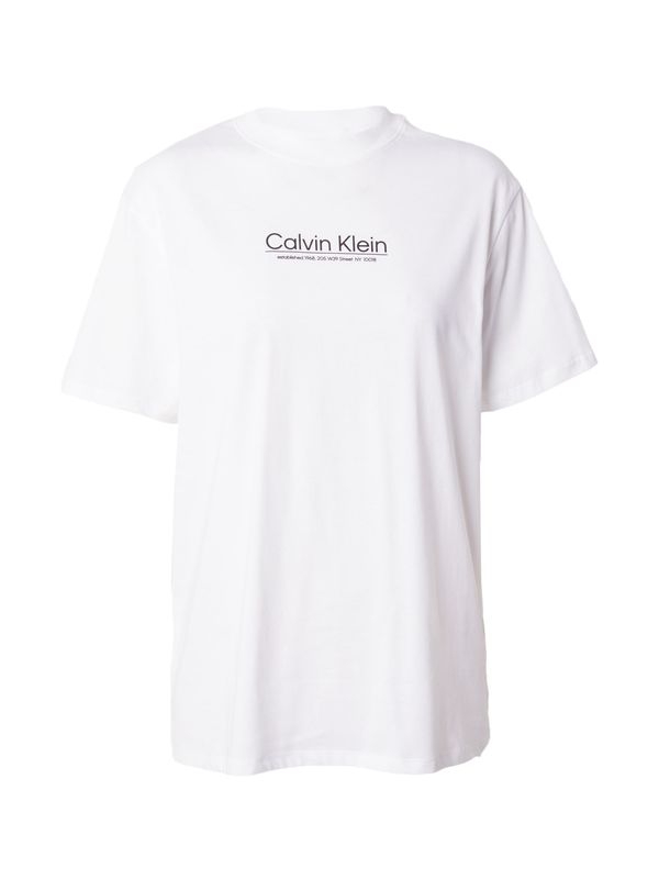 Calvin Klein Calvin Klein Majica 'COORDINATES'  črna / bela