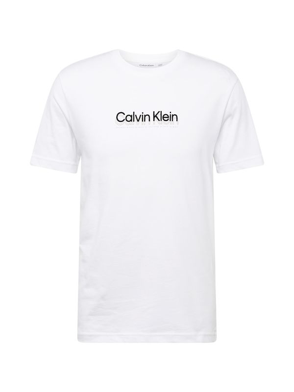 Calvin Klein Calvin Klein Majica  črna / bela