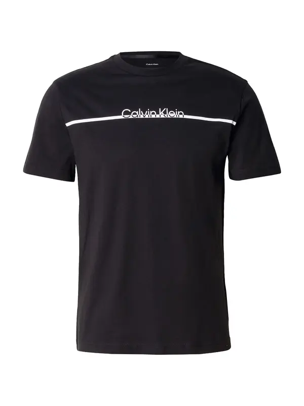 Calvin Klein Calvin Klein Majica  črna / bela