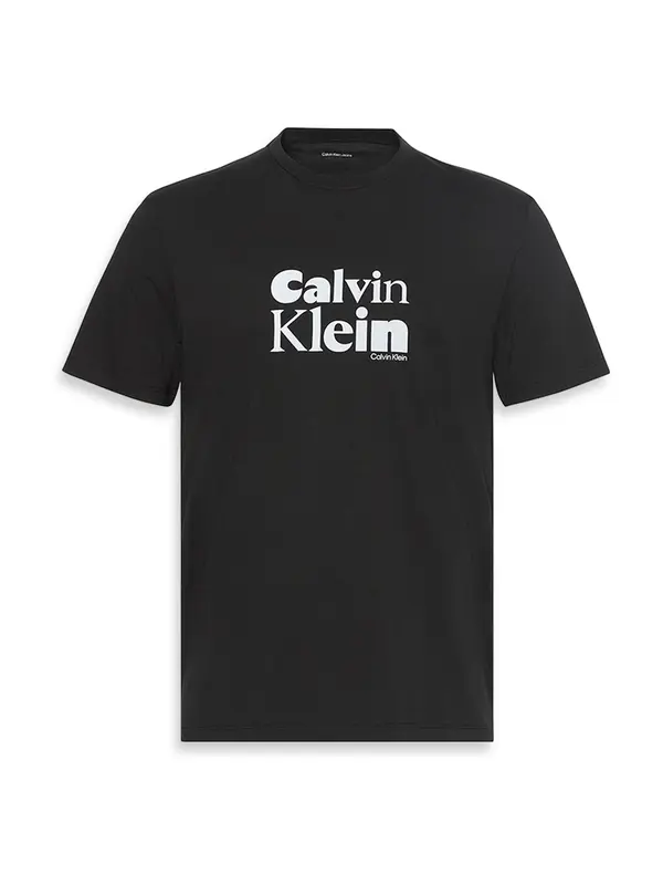Calvin Klein Calvin Klein Majica  črna / bela