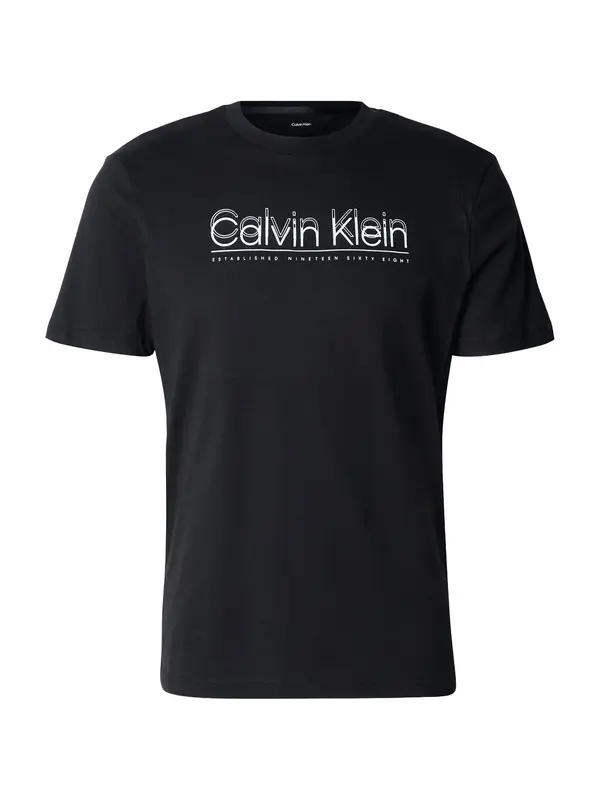 Calvin Klein Calvin Klein Majica  črna / bela